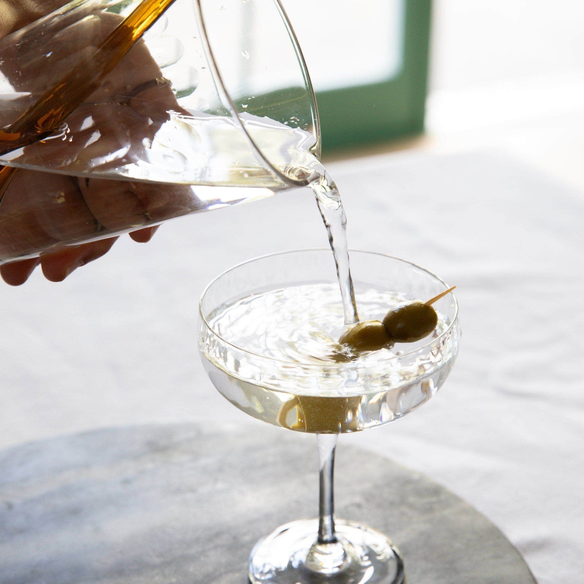 Classic Crystal Cocktail Glasses