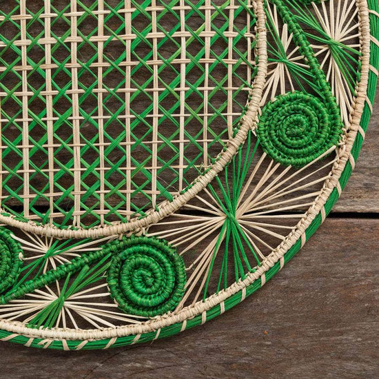 Green - Individual Iraca Palm Placemat