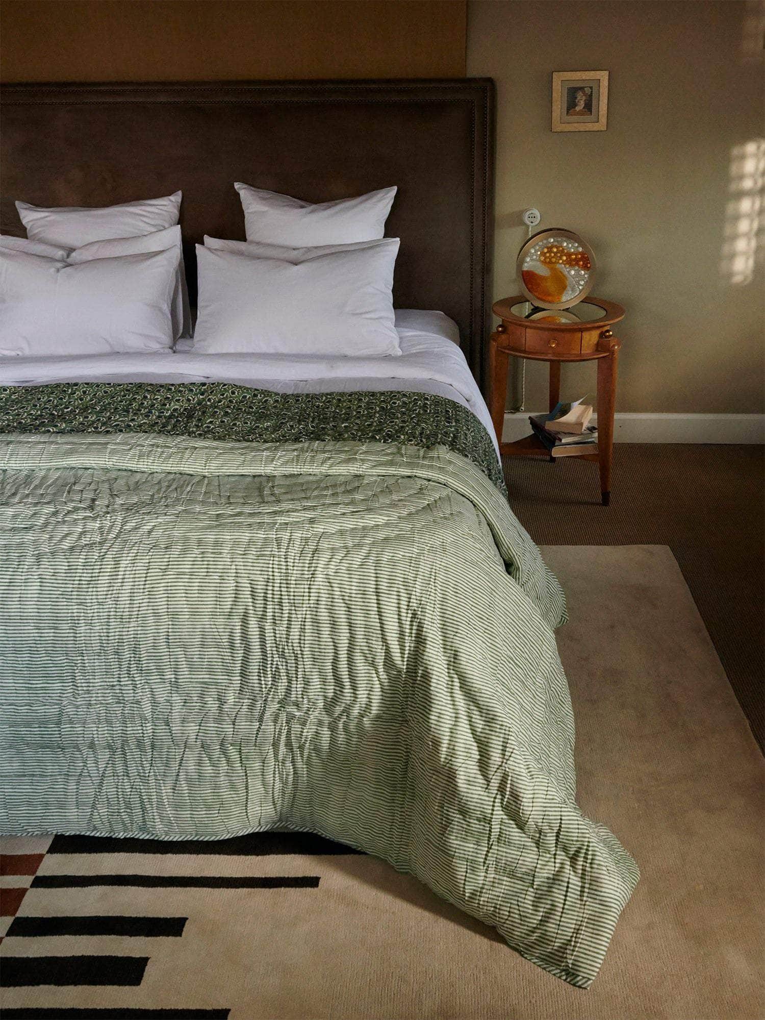 Quilt Cotton Basil Green Prints