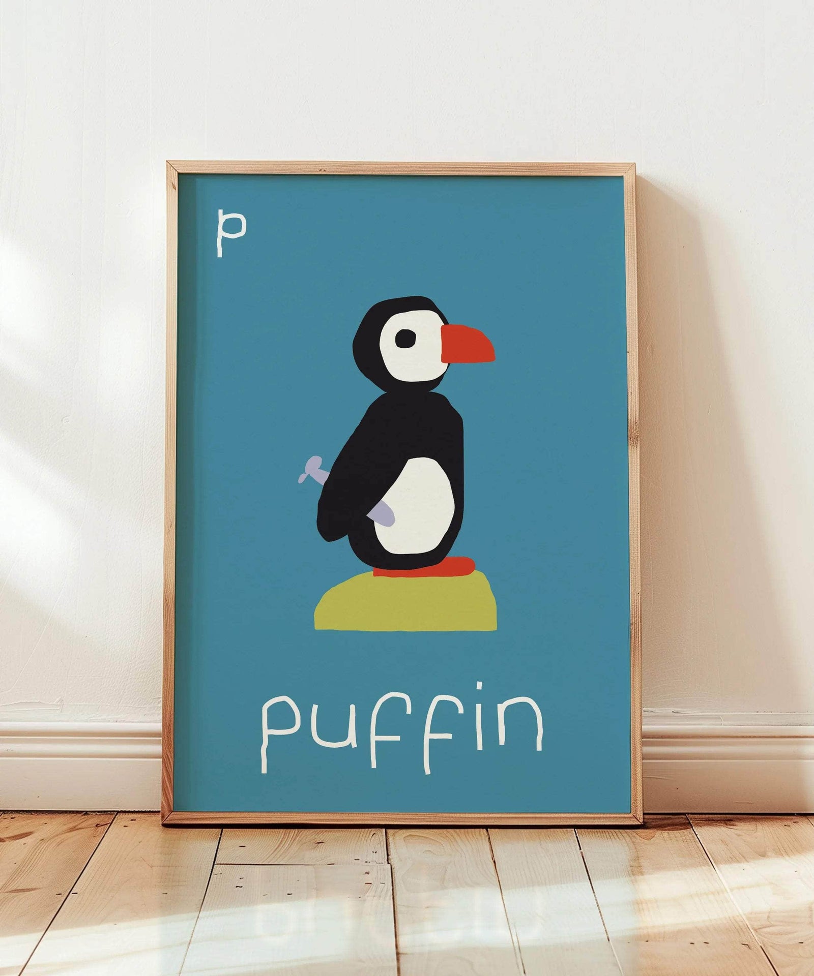 P for Puffin Print