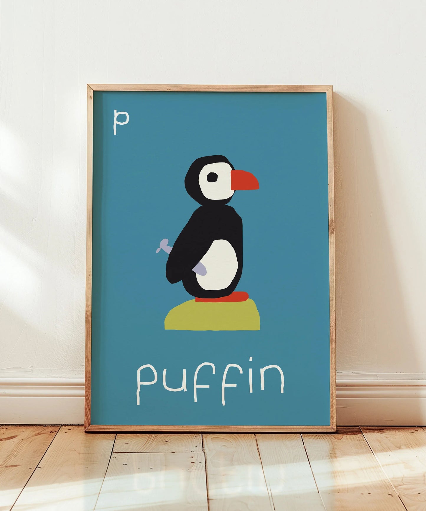 P for Puffin Print