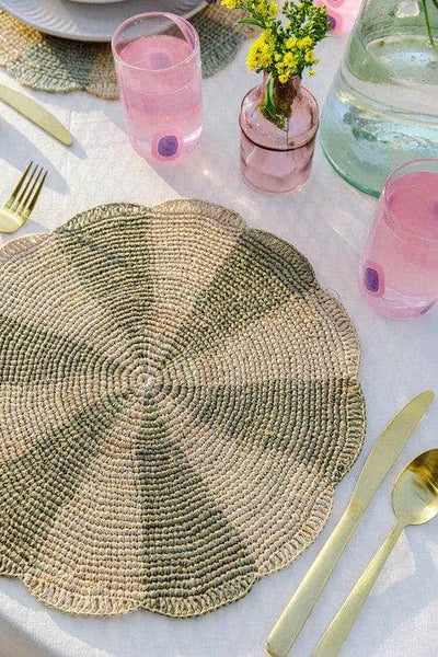 Pinwheel Olive Placemat