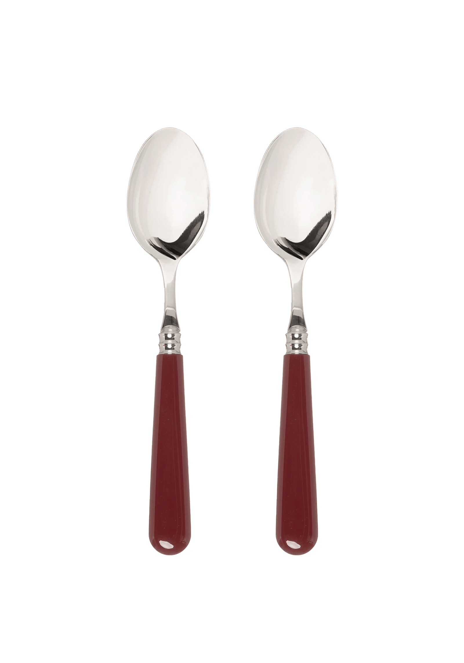 Burgundy Set of 2 Dessert Spoons