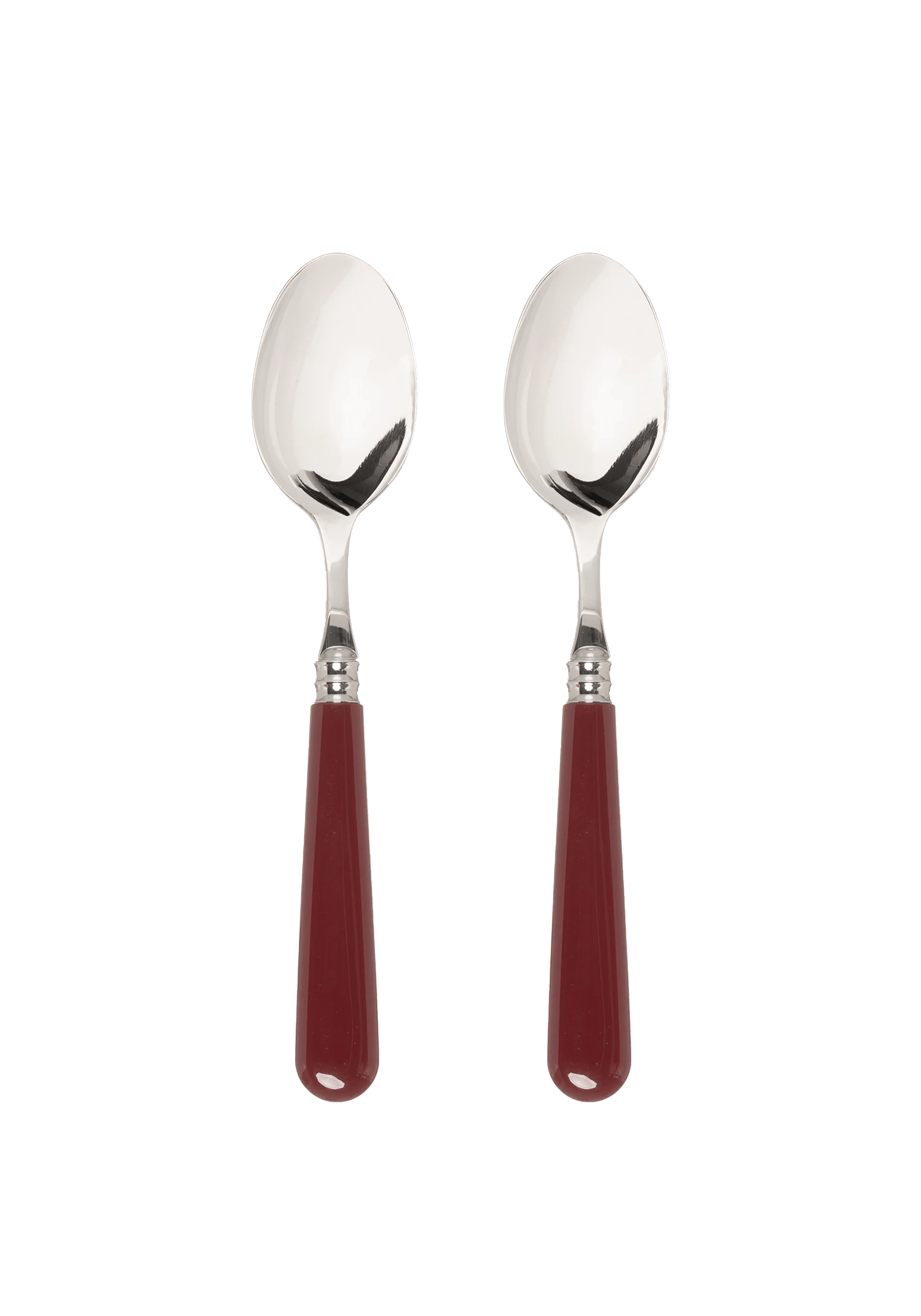 Burgundy Set of 2 Dessert Spoons
