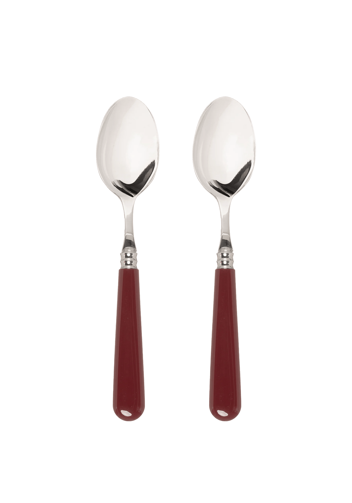 Burgundy Set of 2 Dessert Spoons