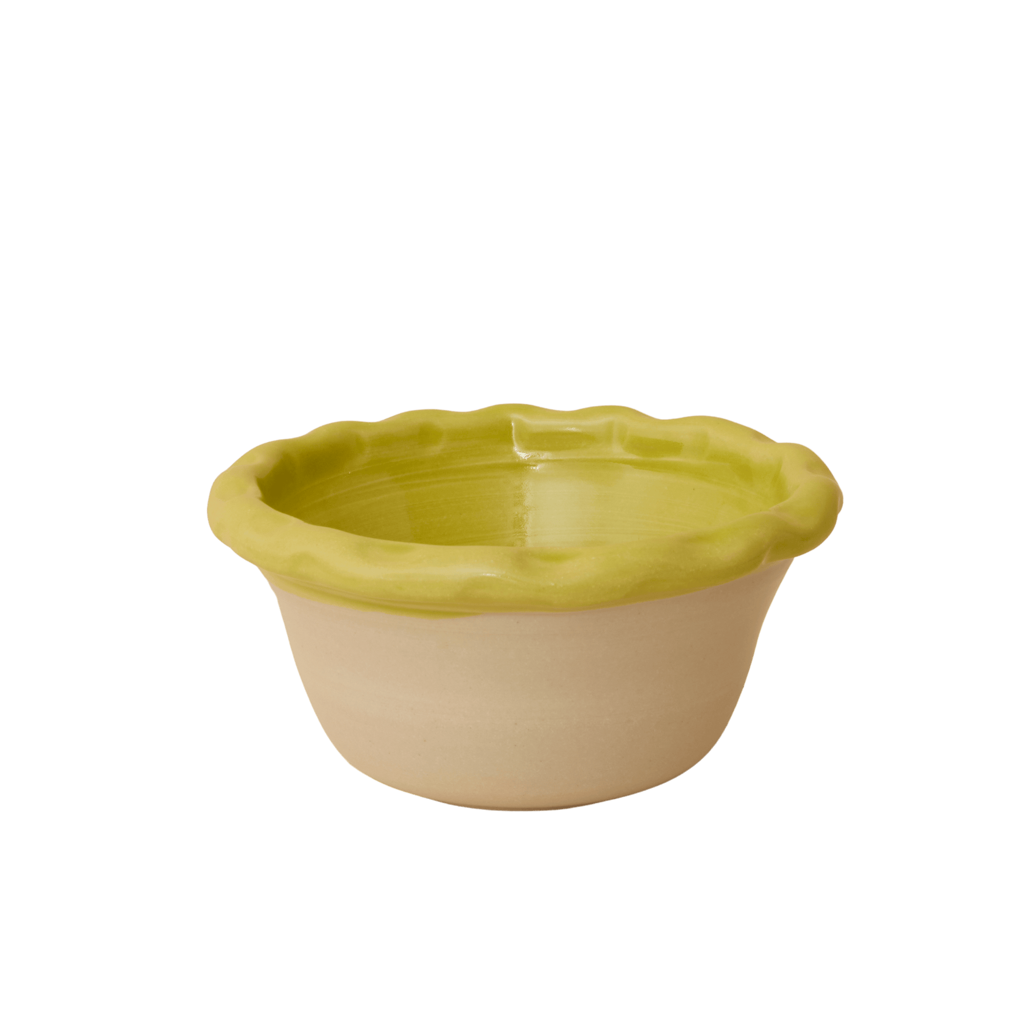 Dimple Bowls (Set of two) - Chartreuse