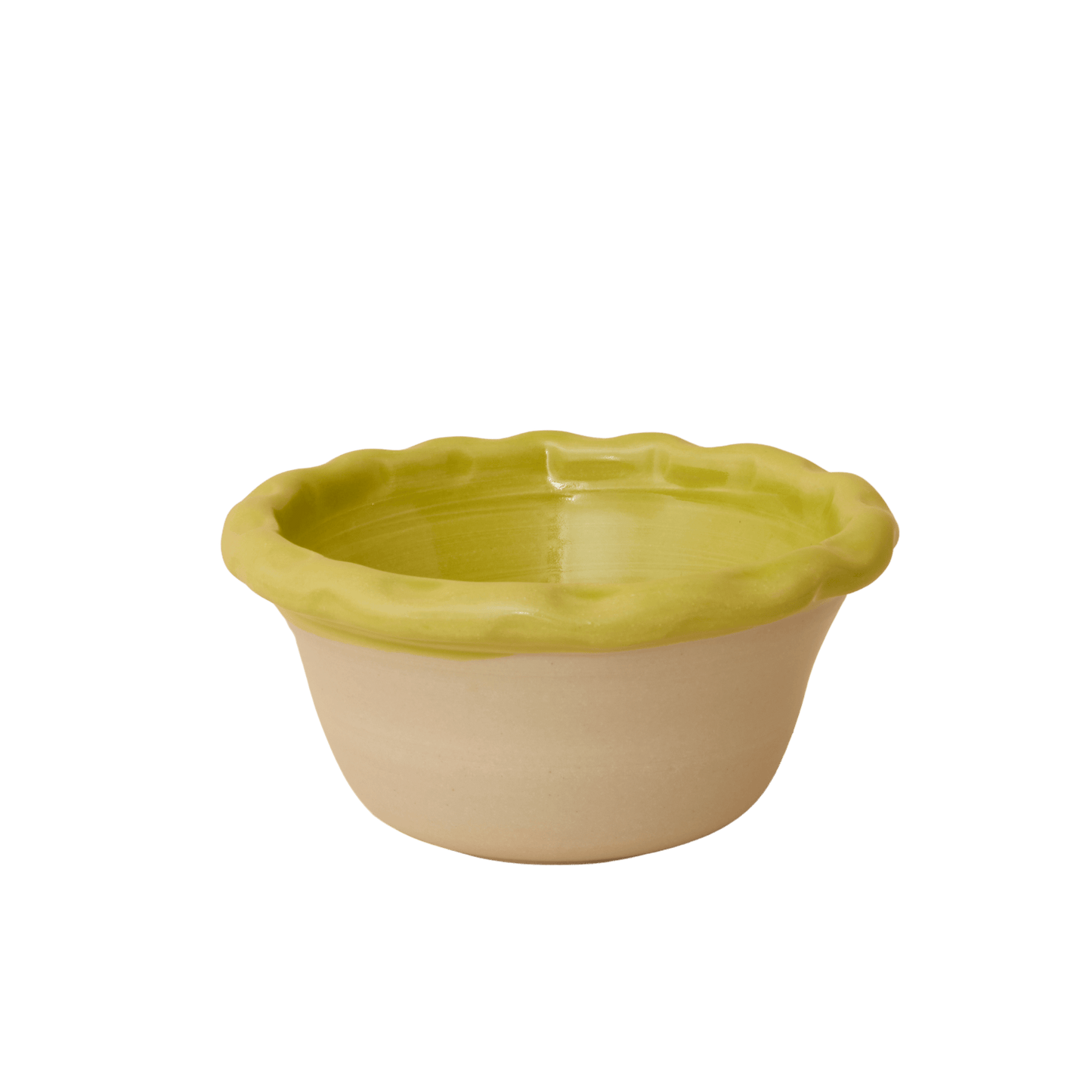 Dimple Bowls (Set of two) - Chartreuse