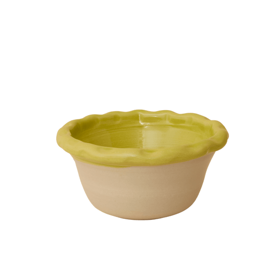 Dimple Bowls (Set of two) - Chartreuse