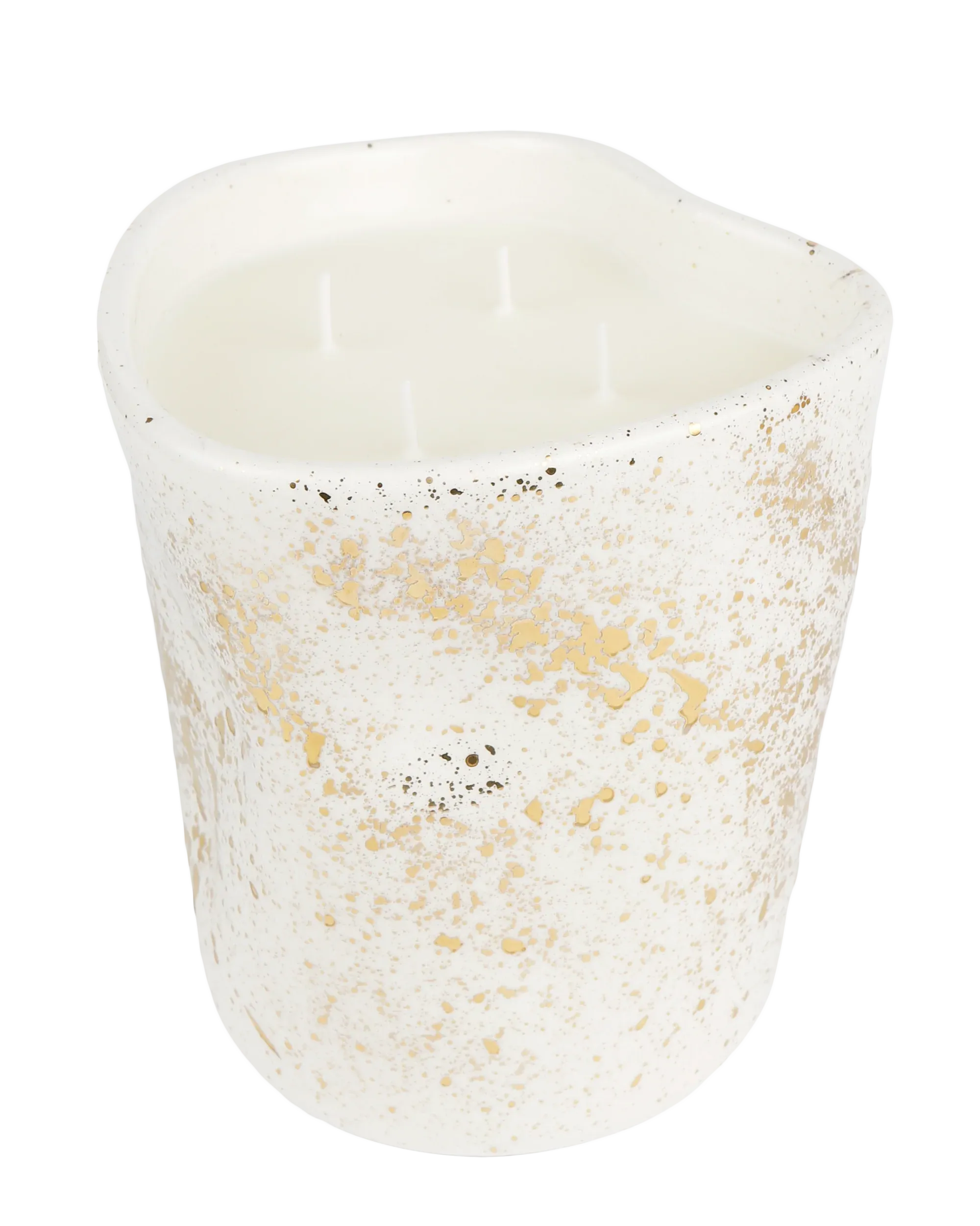 Gold Splatter Candle
