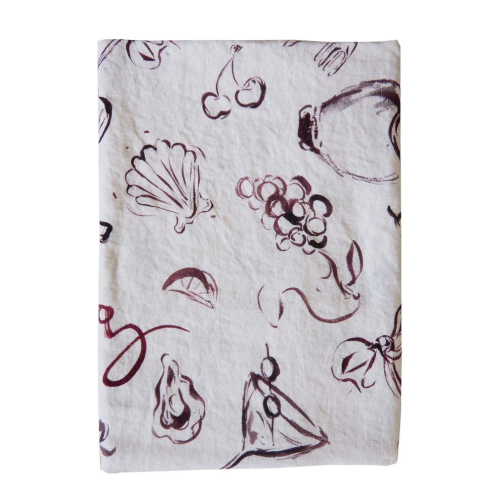 Dinner Party Linen Tablecloth