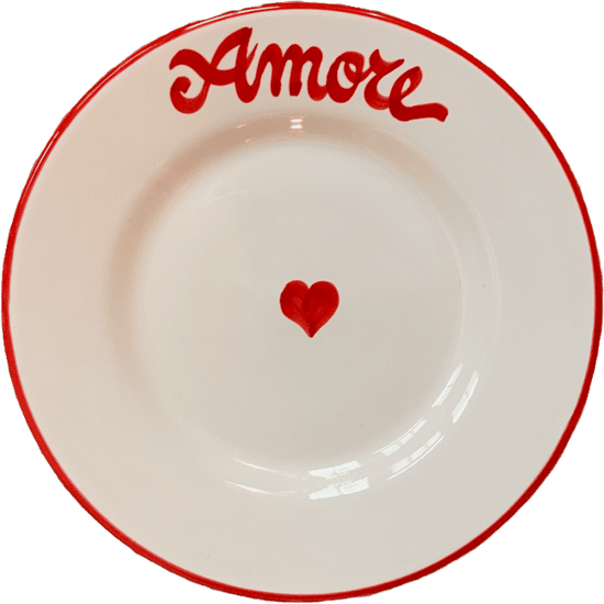 La Famiglia Plate 16cm Amore