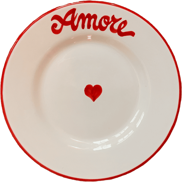 La Famiglia Plate 16cm Amore
