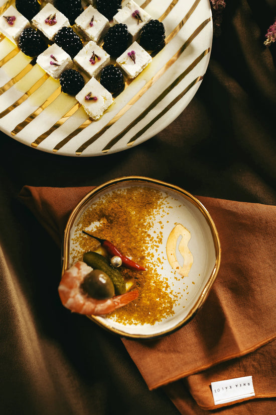 Gold Kisses Trinket Tray