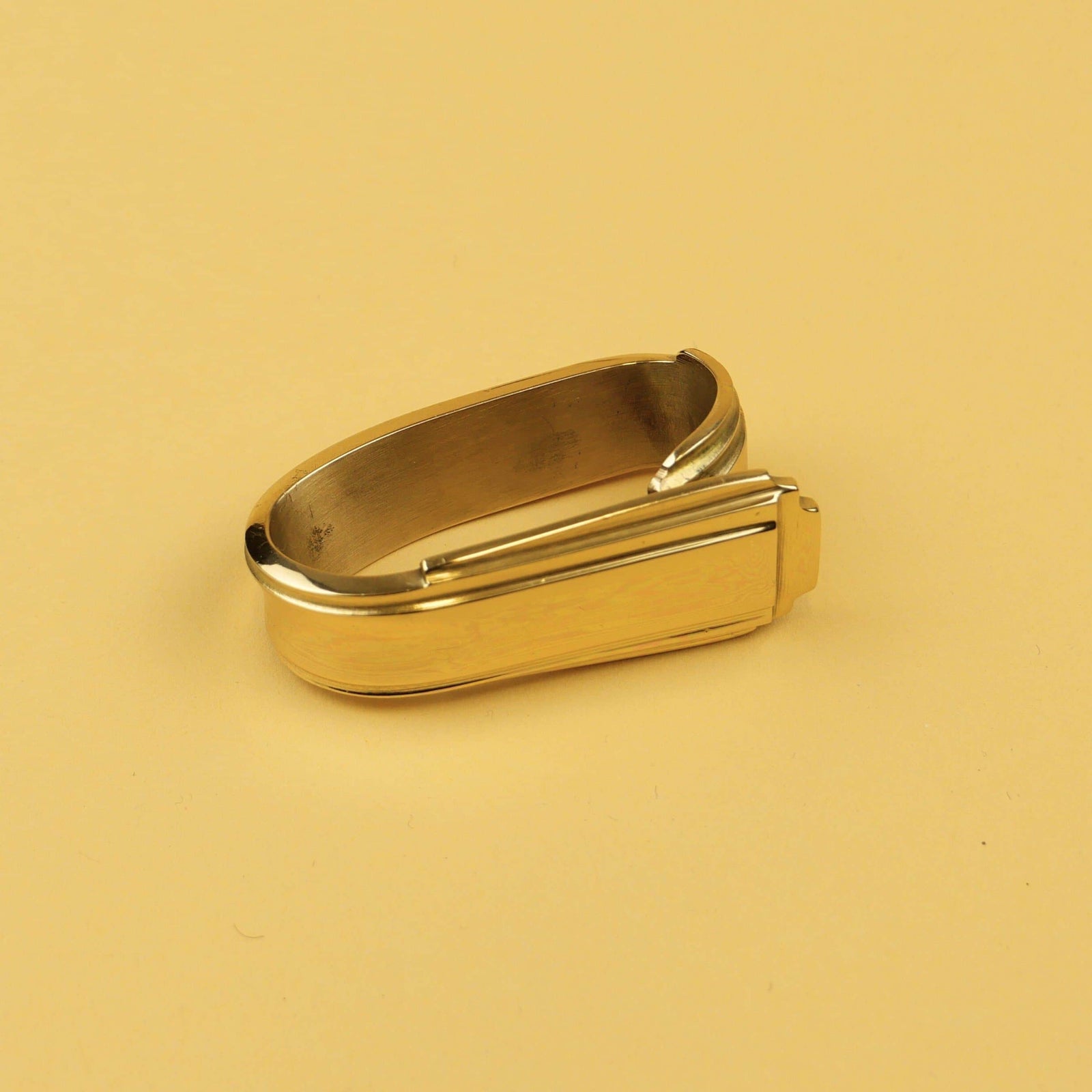 Brass Napkin Ring Art Deco Set of 4