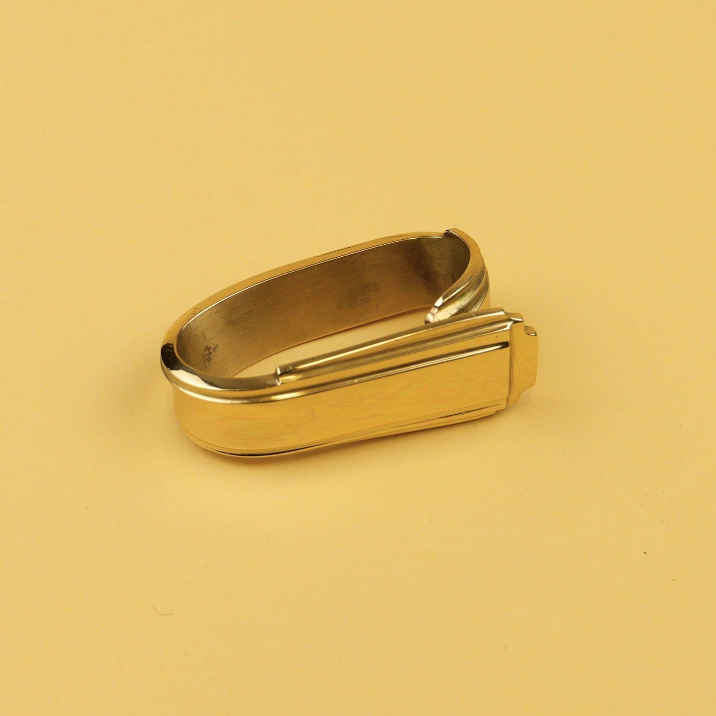 Brass Napkin Ring Art Deco Set of 4