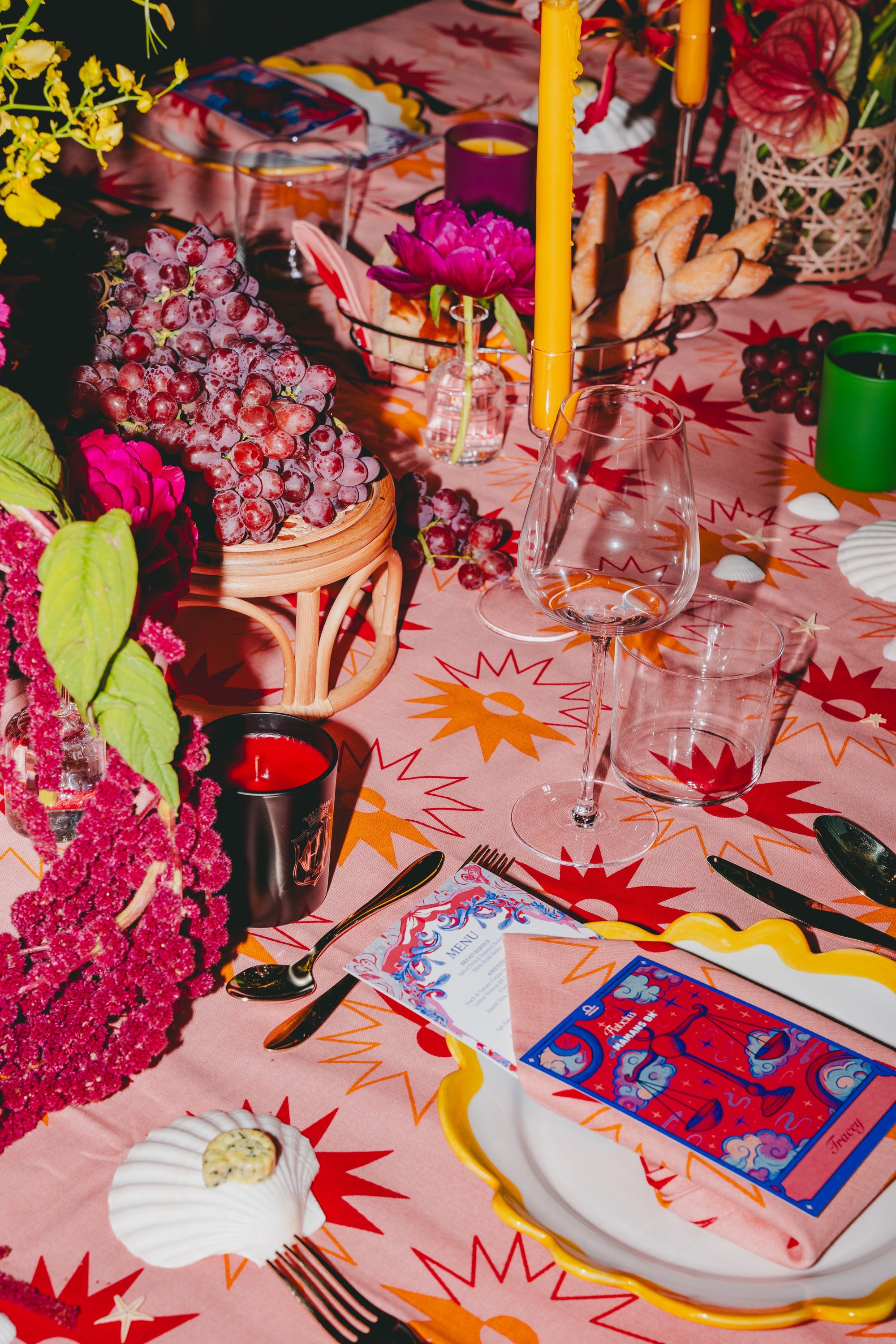 Mojito Coral Tablecloth