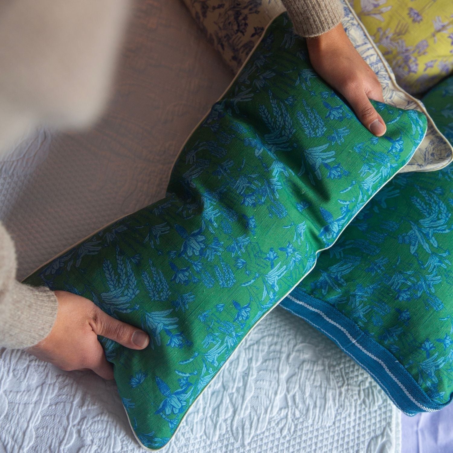 Tropicalia | Forest Green Small Cushion