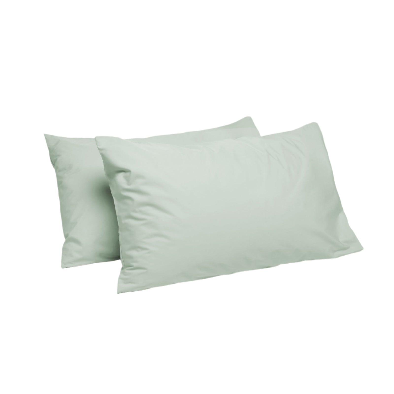 Percale Organic Cotton Pillowcases - Spring Blue