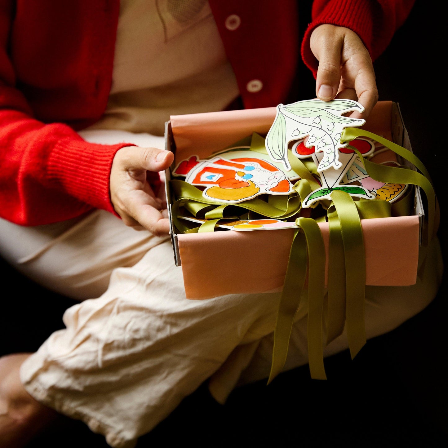Box of Christmas Decorations (Festive)