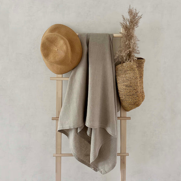 Travel Towel 100% OEKO-TEX® Certified Linen - Natural