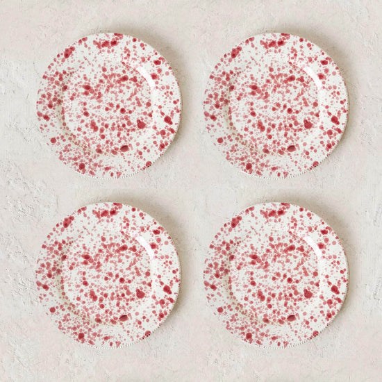 Cranberry Plate Set | 4 Pieces