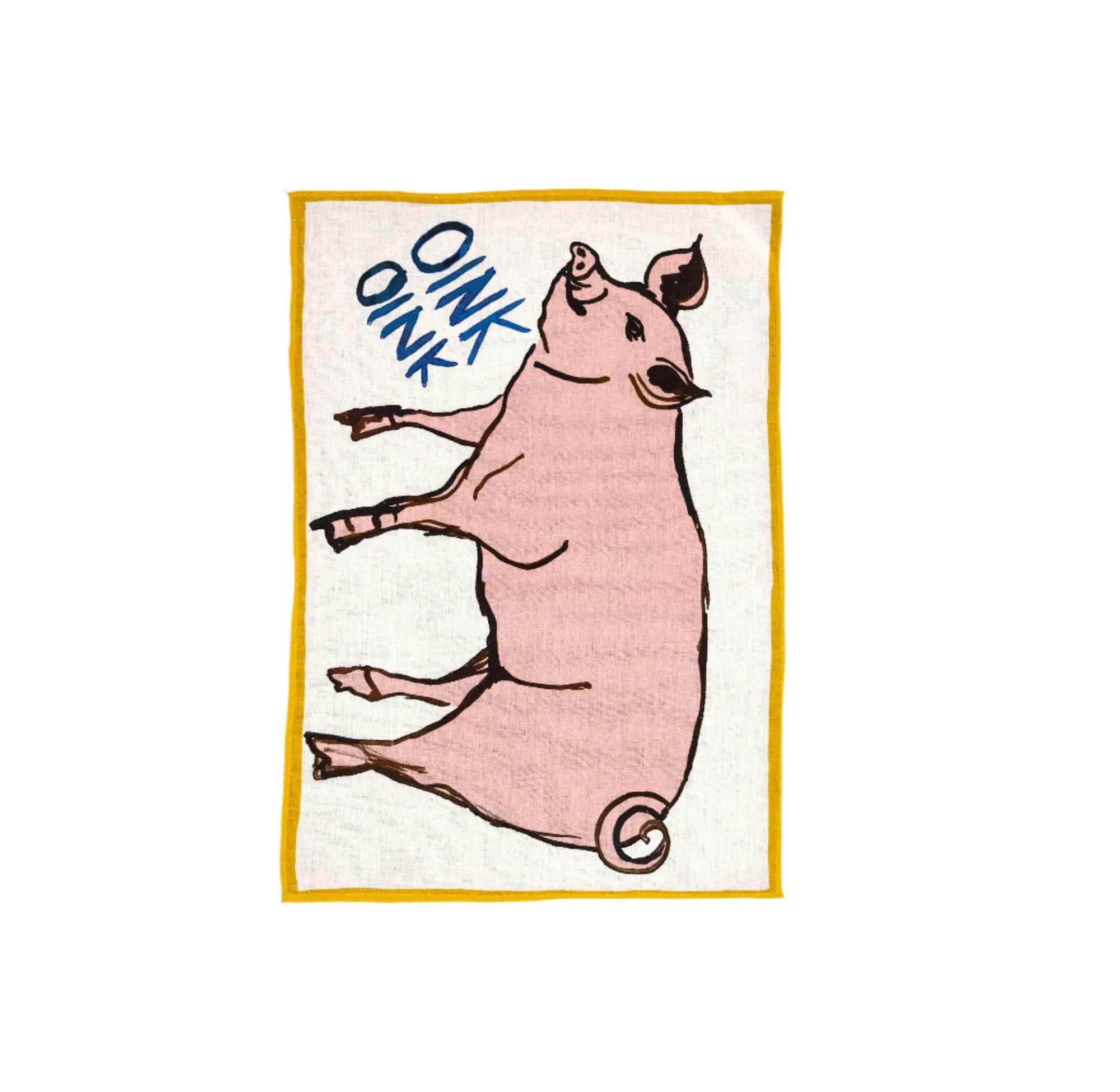 Pig Tea Towel