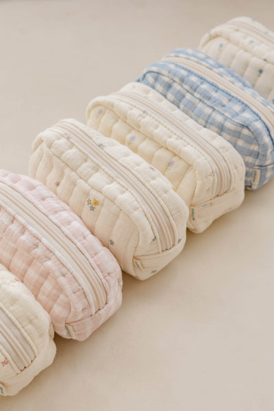 Soft Mini Loaf Pouch – Daisies