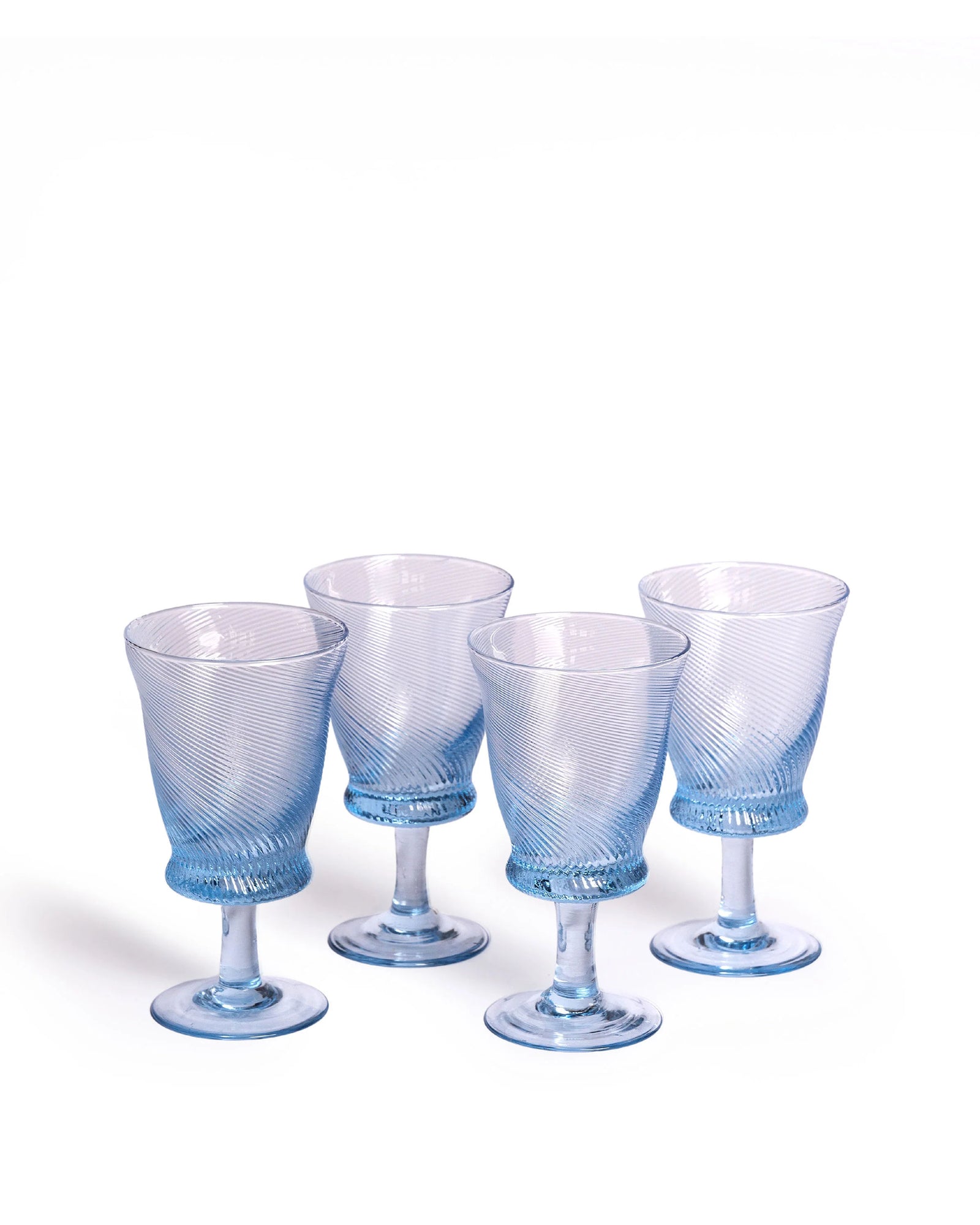 Spiral Wine Glasses (Set of 4)