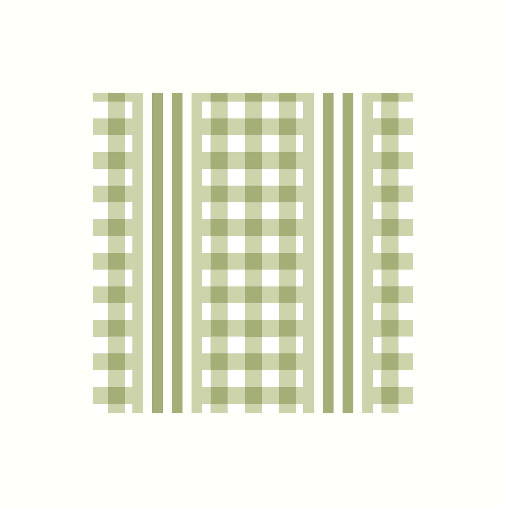 Gingham Cotton Dinner Napkins