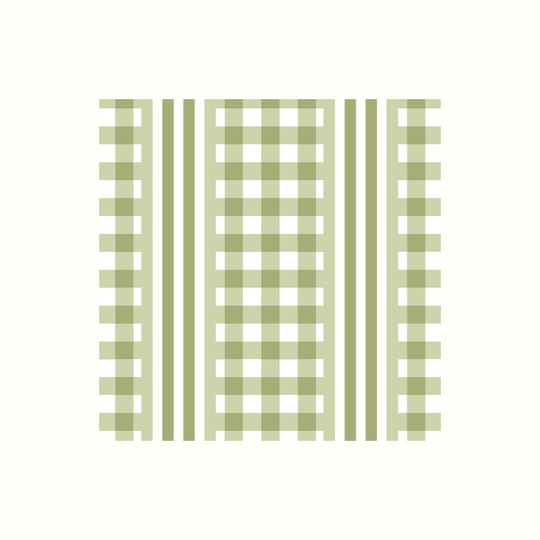 Gingham Cotton Dinner Napkins