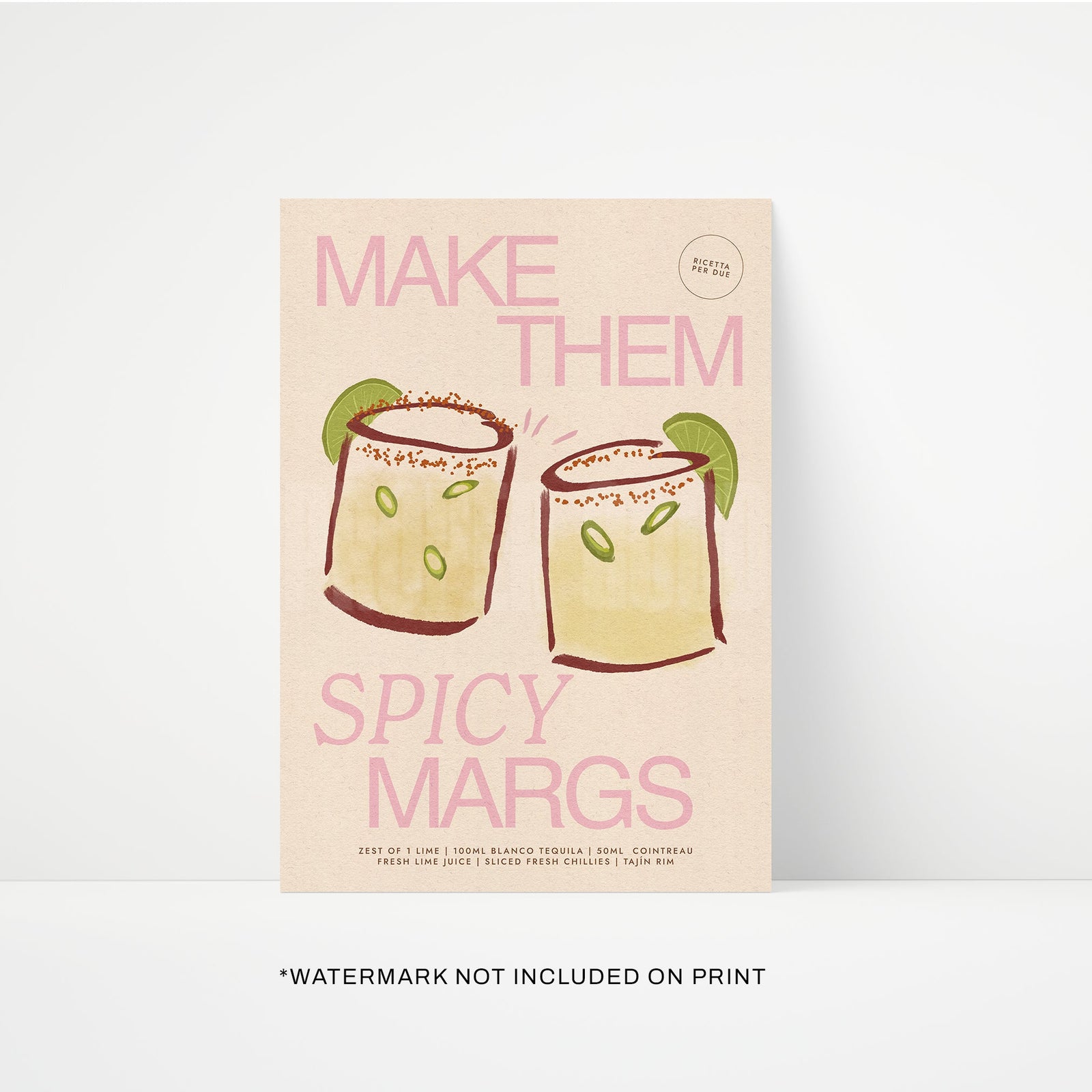 Spicy Marg Print