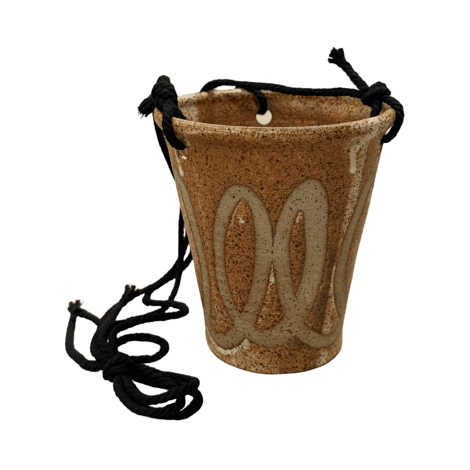 Toasted Swirl Hanging Pot