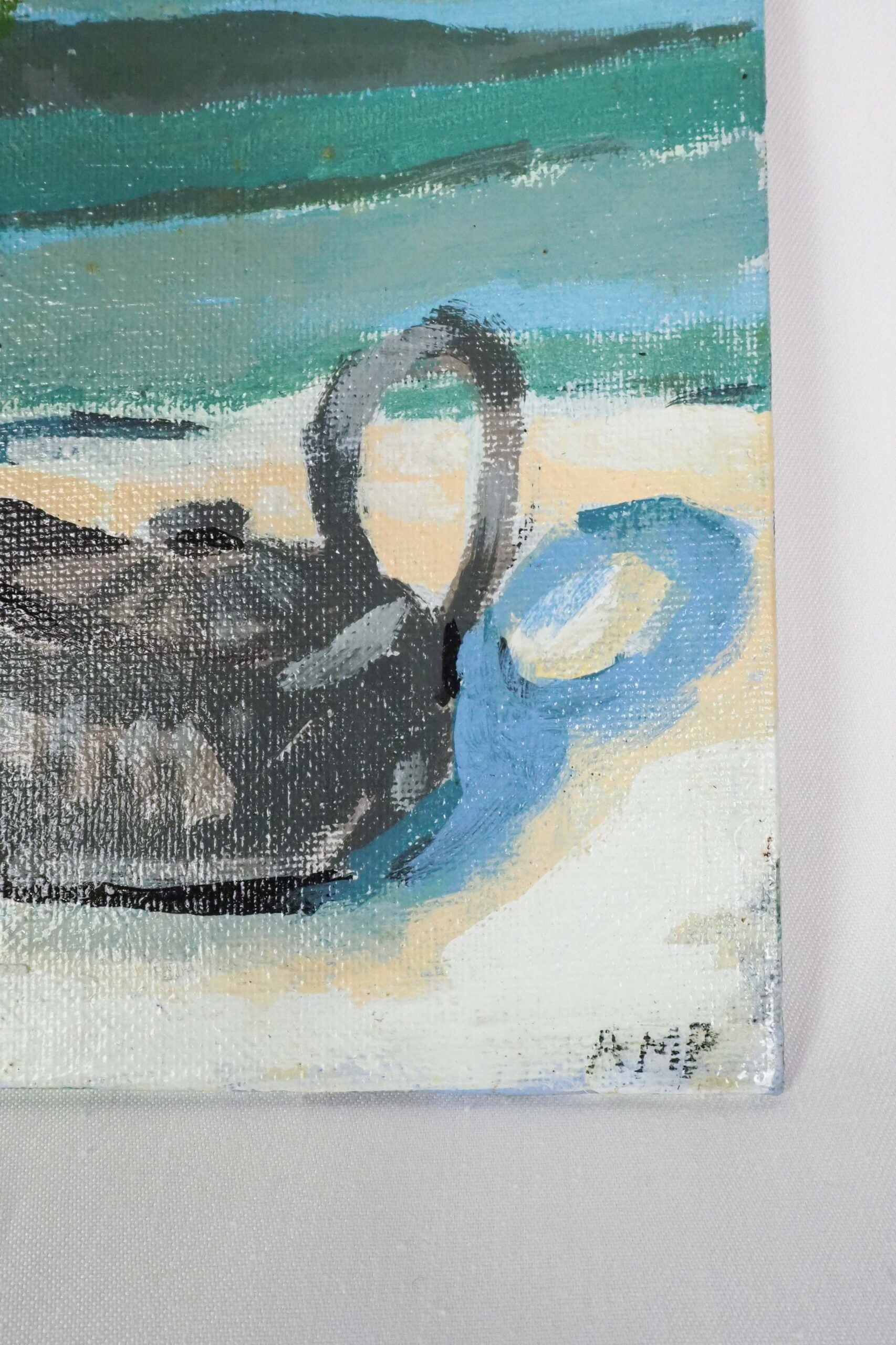Oil on Board Painting