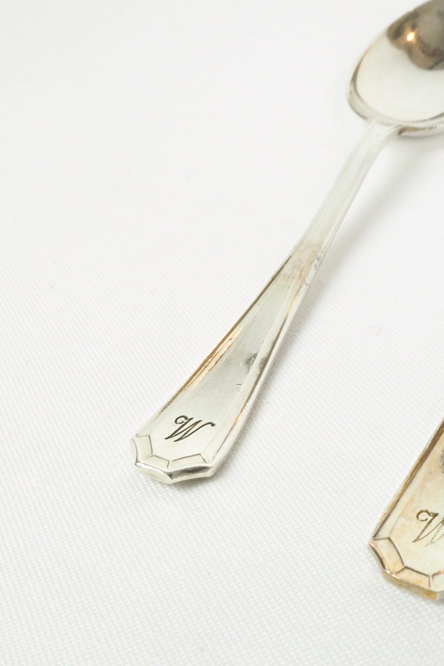 6 Vintage Silver Plate Teaspoons