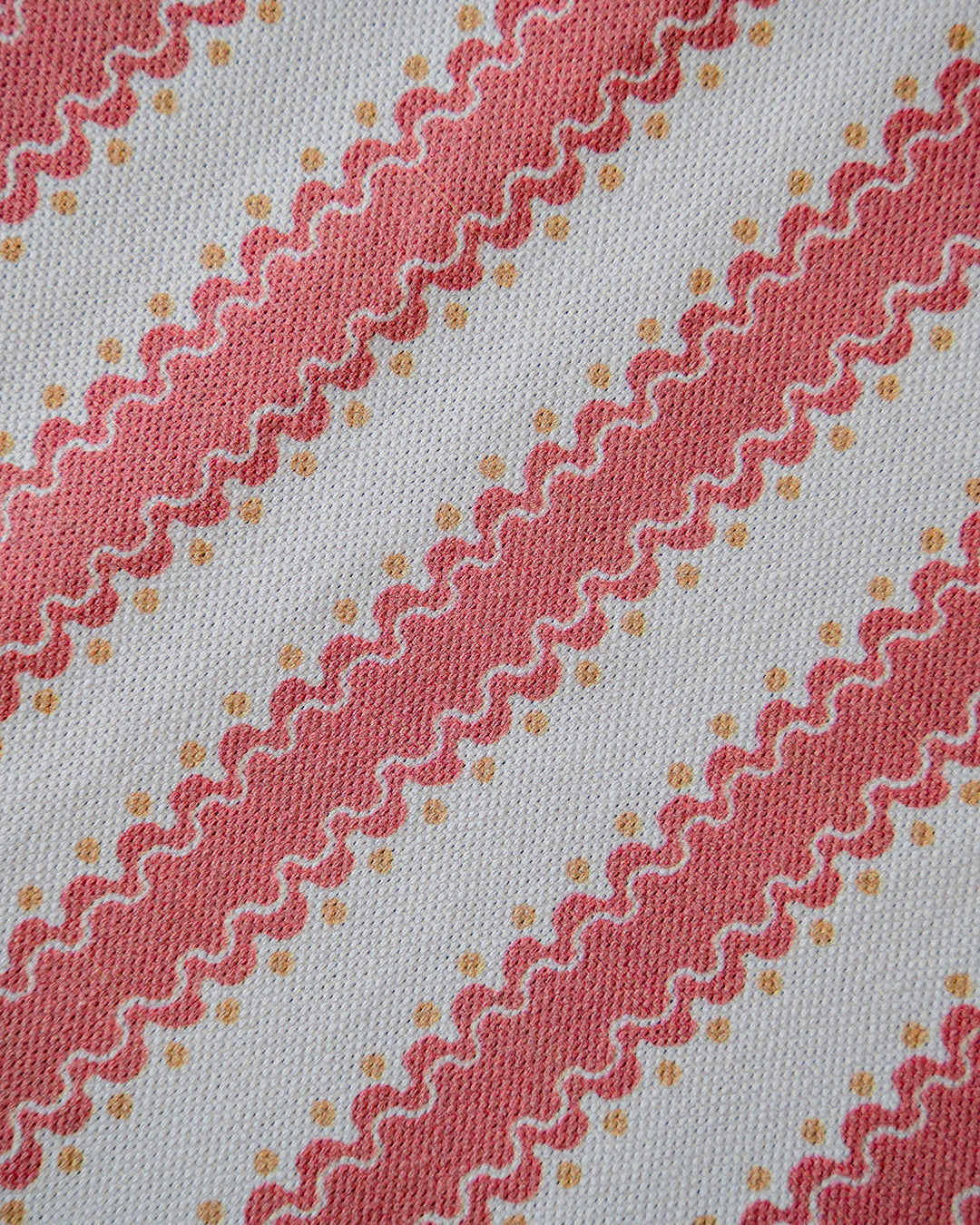 Atlântica Red Printed Tablecloth in 100% Cotton