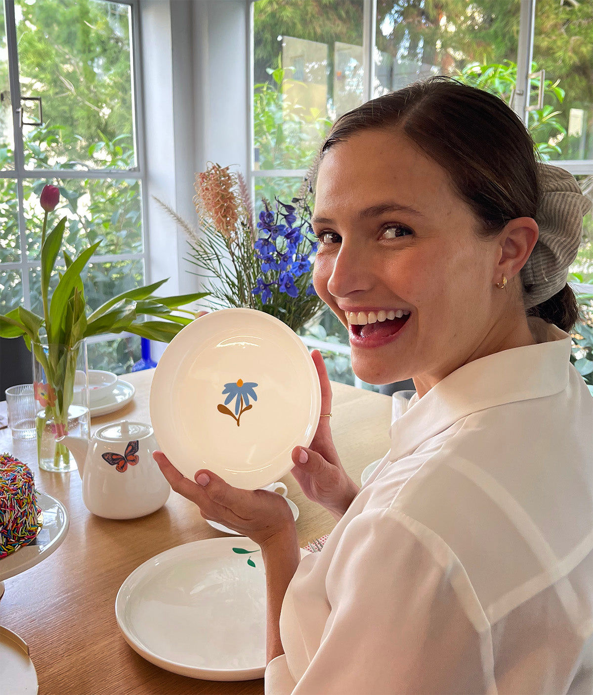 Vintage Flower Set - Mix DIY Plate Sticker Decoration