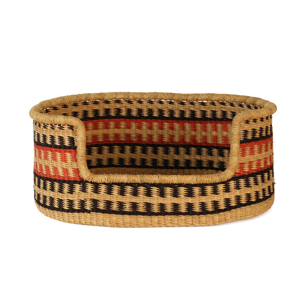 FIFI: Red and Black Dog Basket - Small