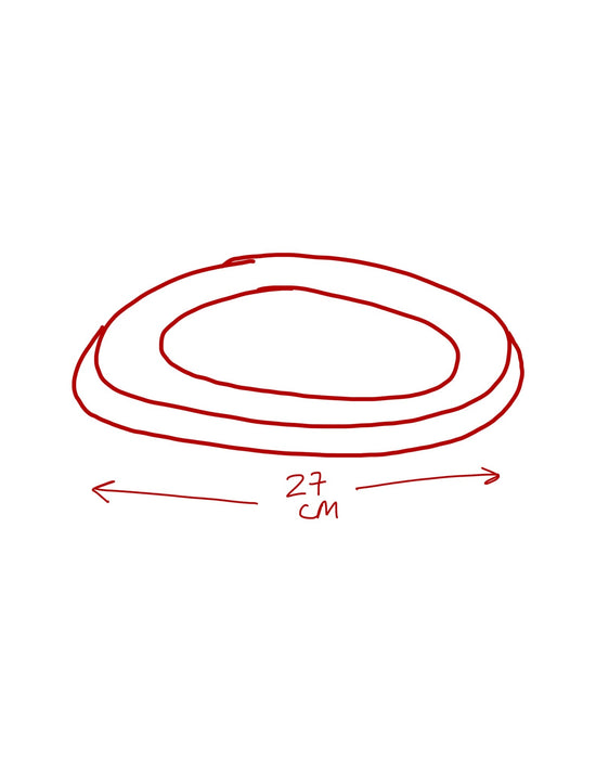 Tostadita Plate Big - Dark Green