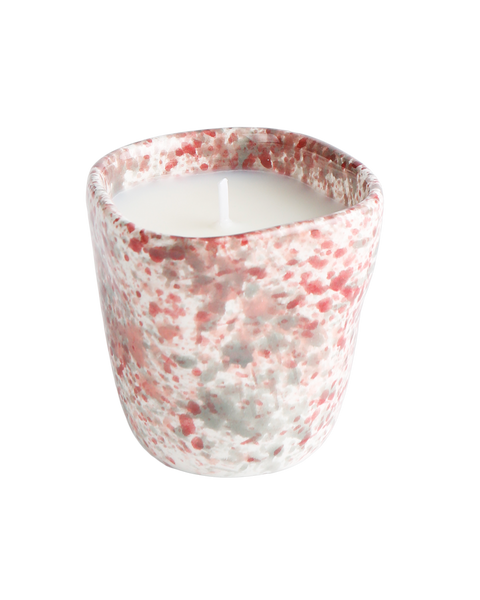 Hibiscus Splatter Candle