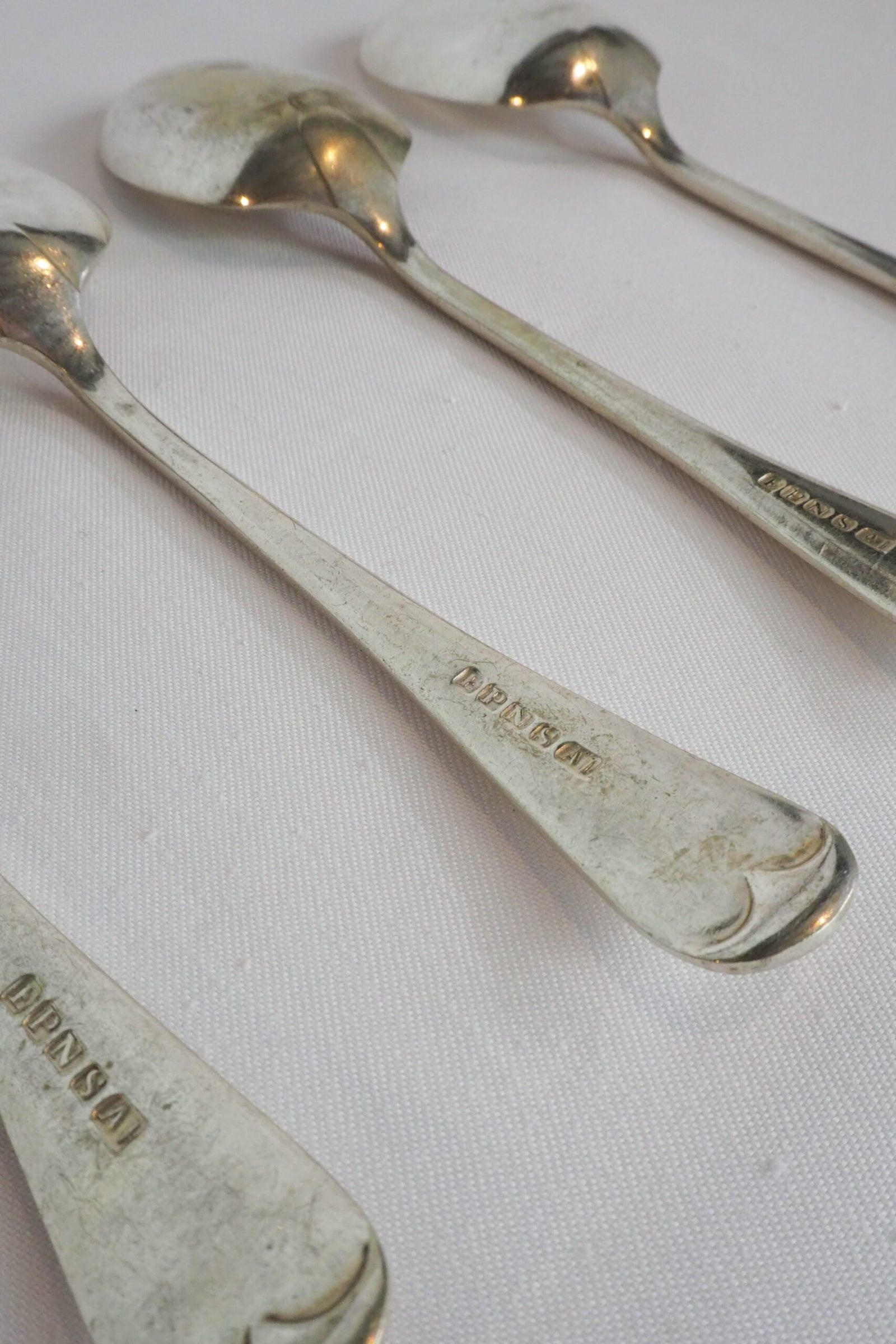 4 Vintage Silver Plate Spoons