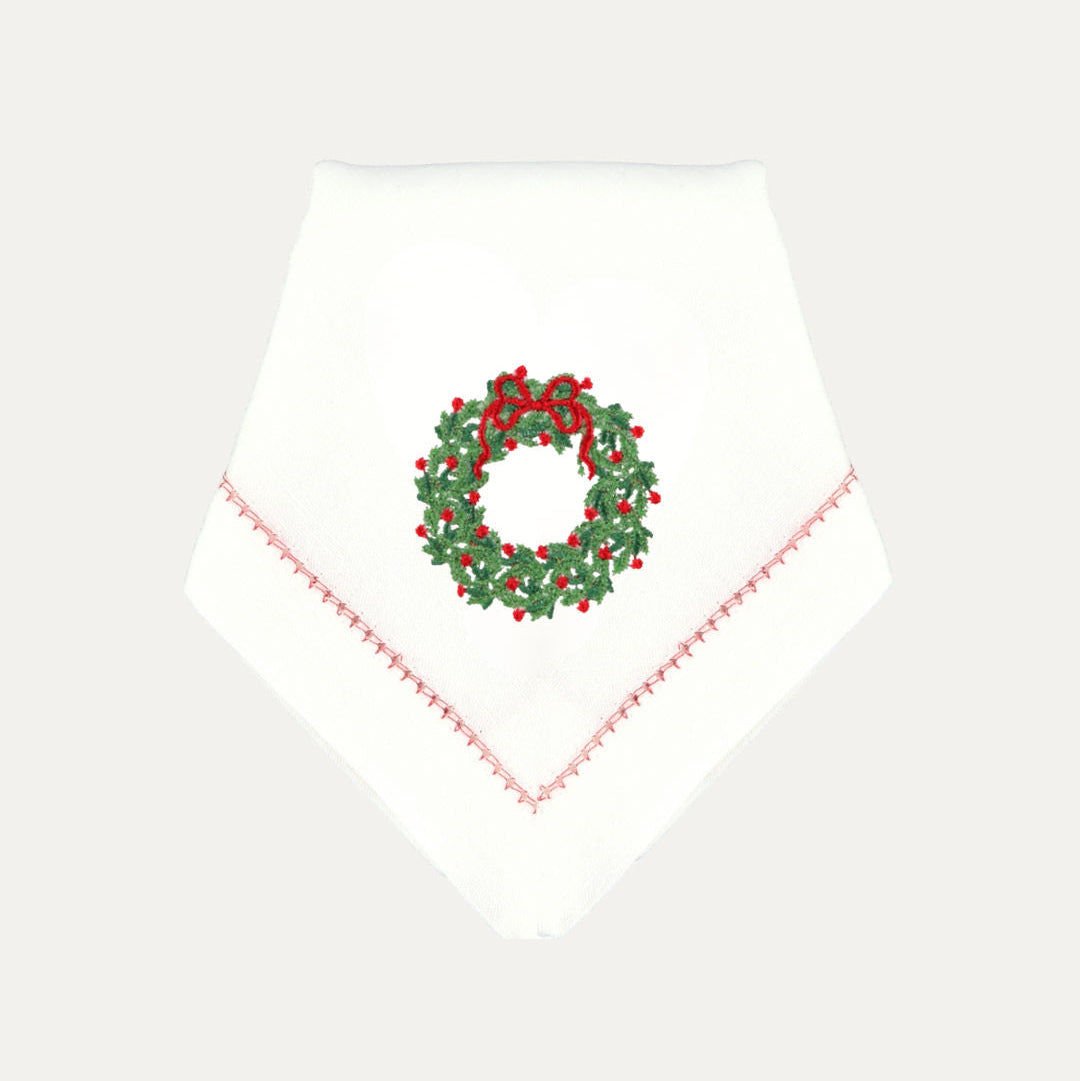 Christmas Wreath Napkin
