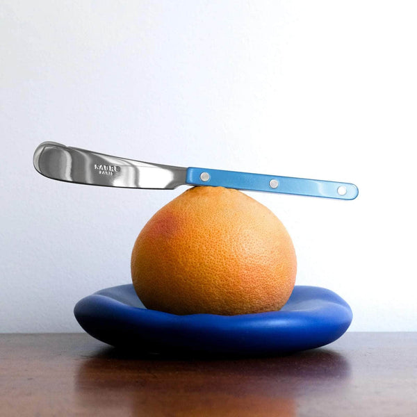 Bistrot Pearly Butter Knife, Light Blue