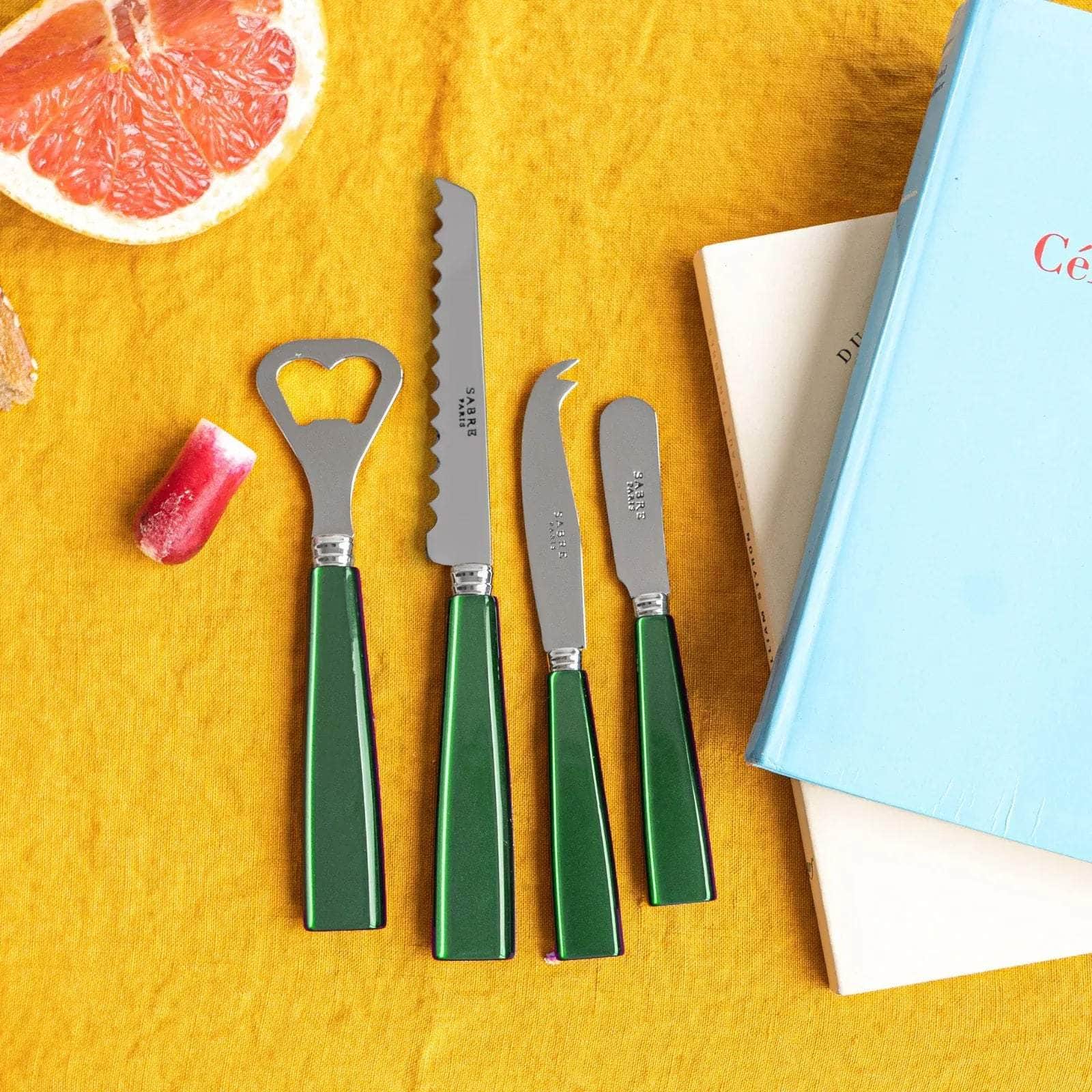 Icône Aperitif Cutlery Set, Garden Green