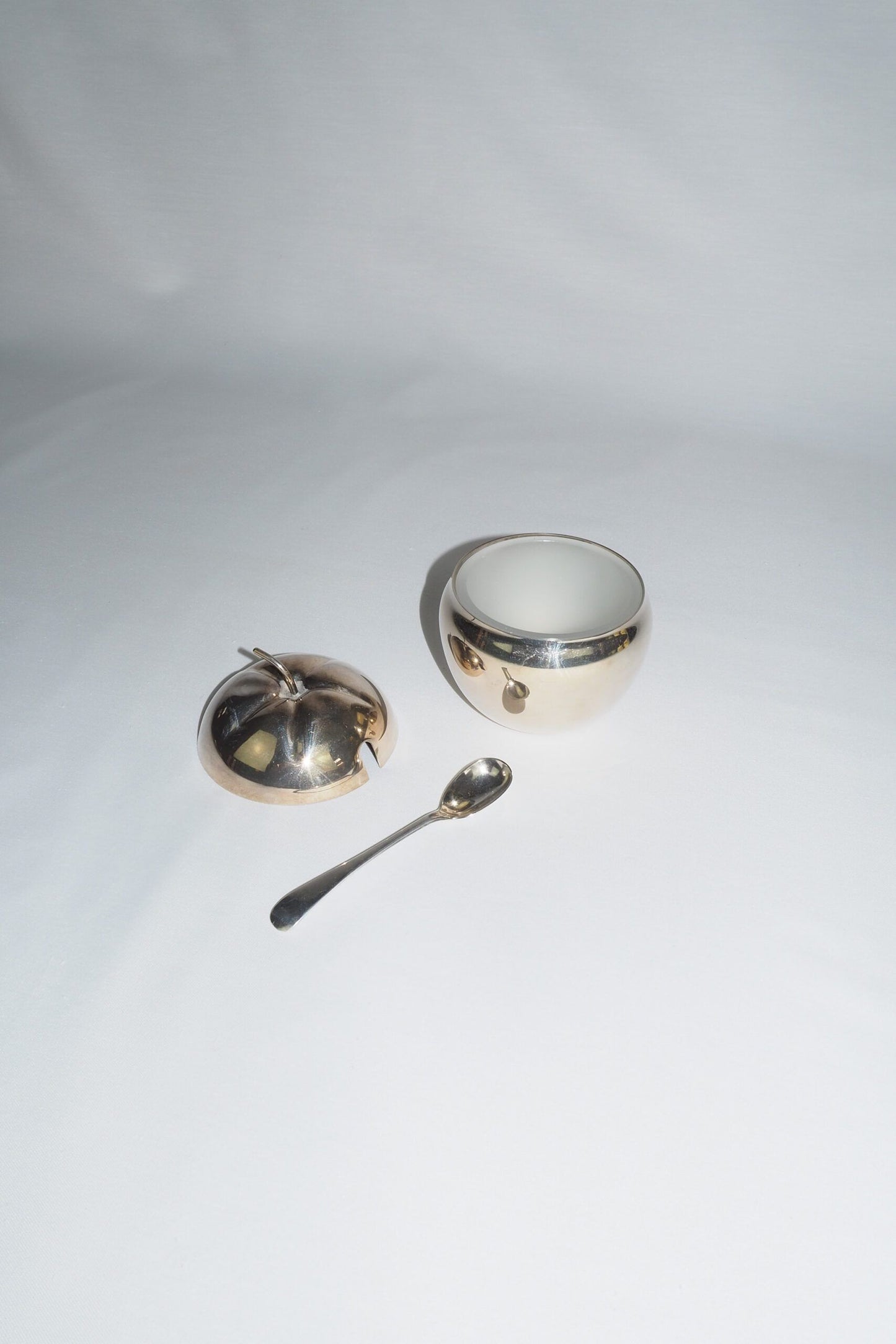 Vintage Silver Plate Apple Pot