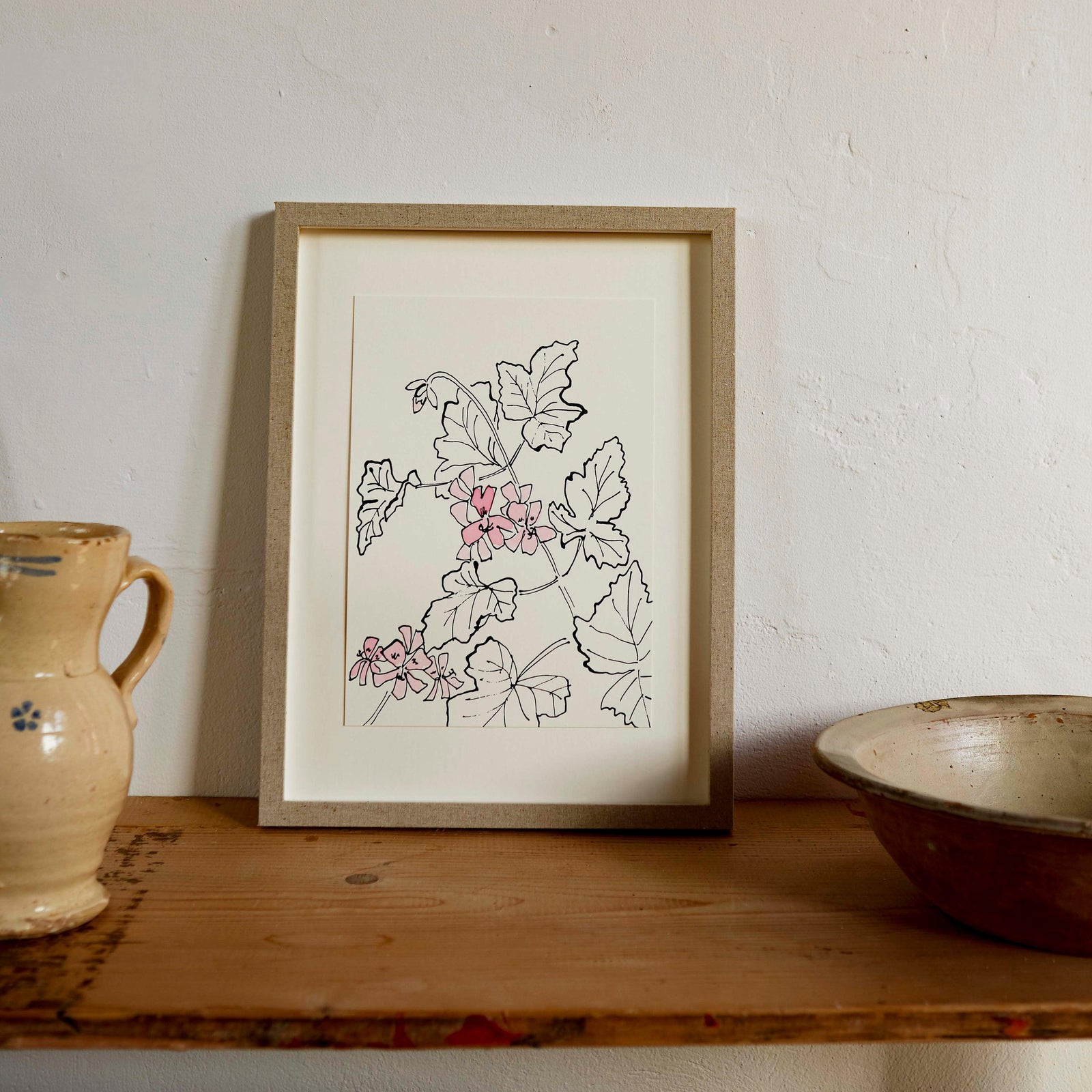 Pelargonium Print