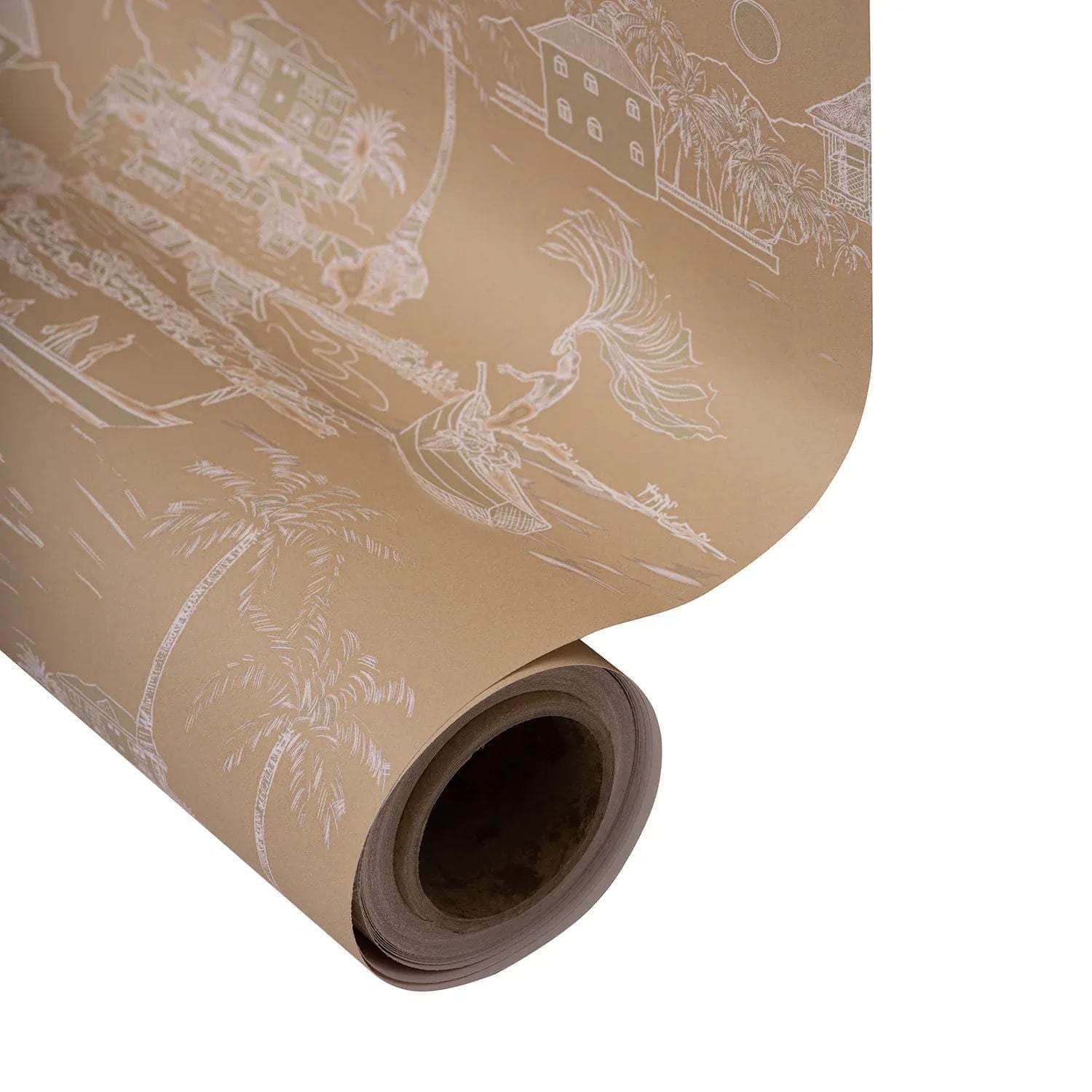 Banana Island Sand Beige Wallpaper