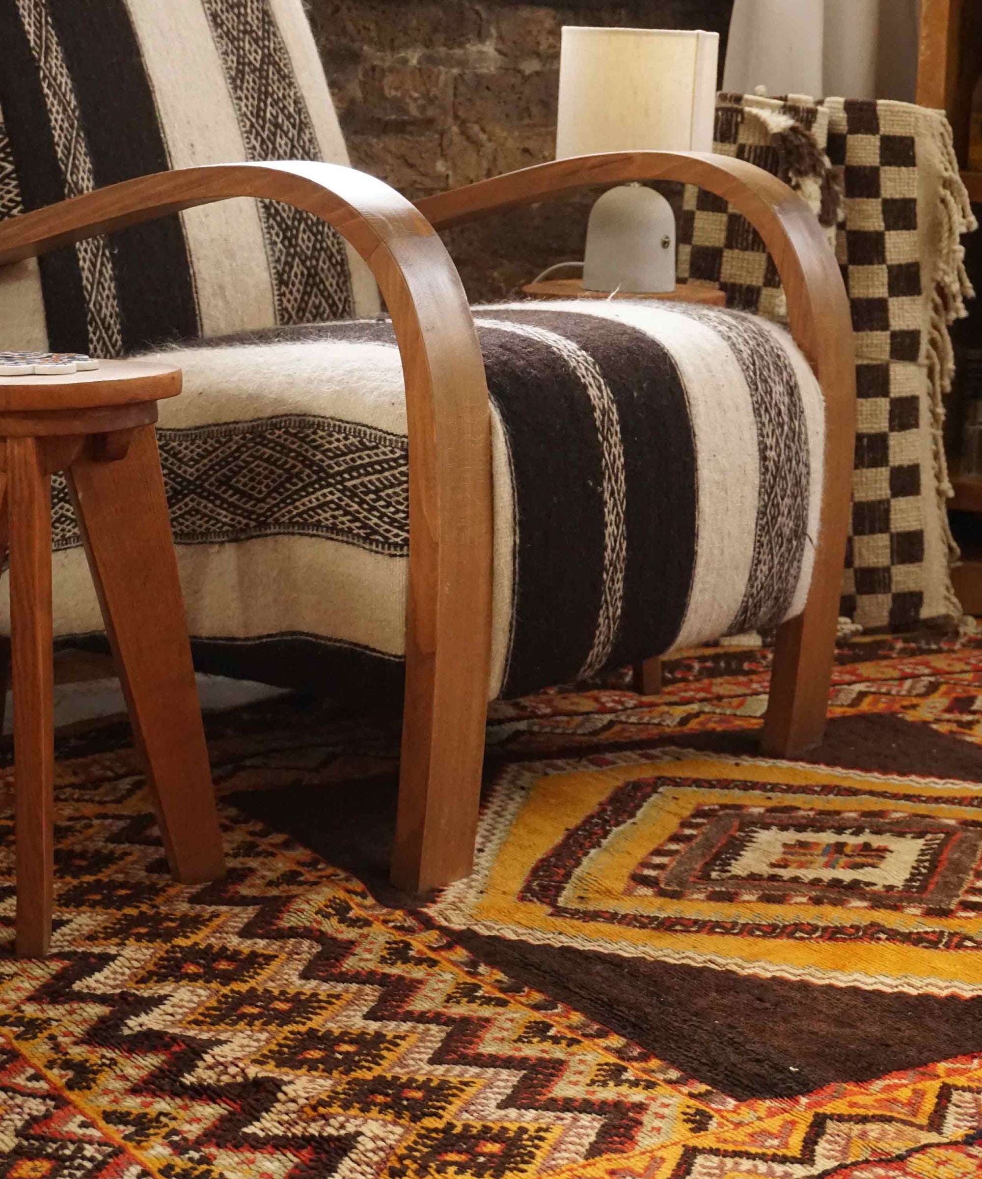 Vintage Moroccan Taznakht Rug 255/140 cm