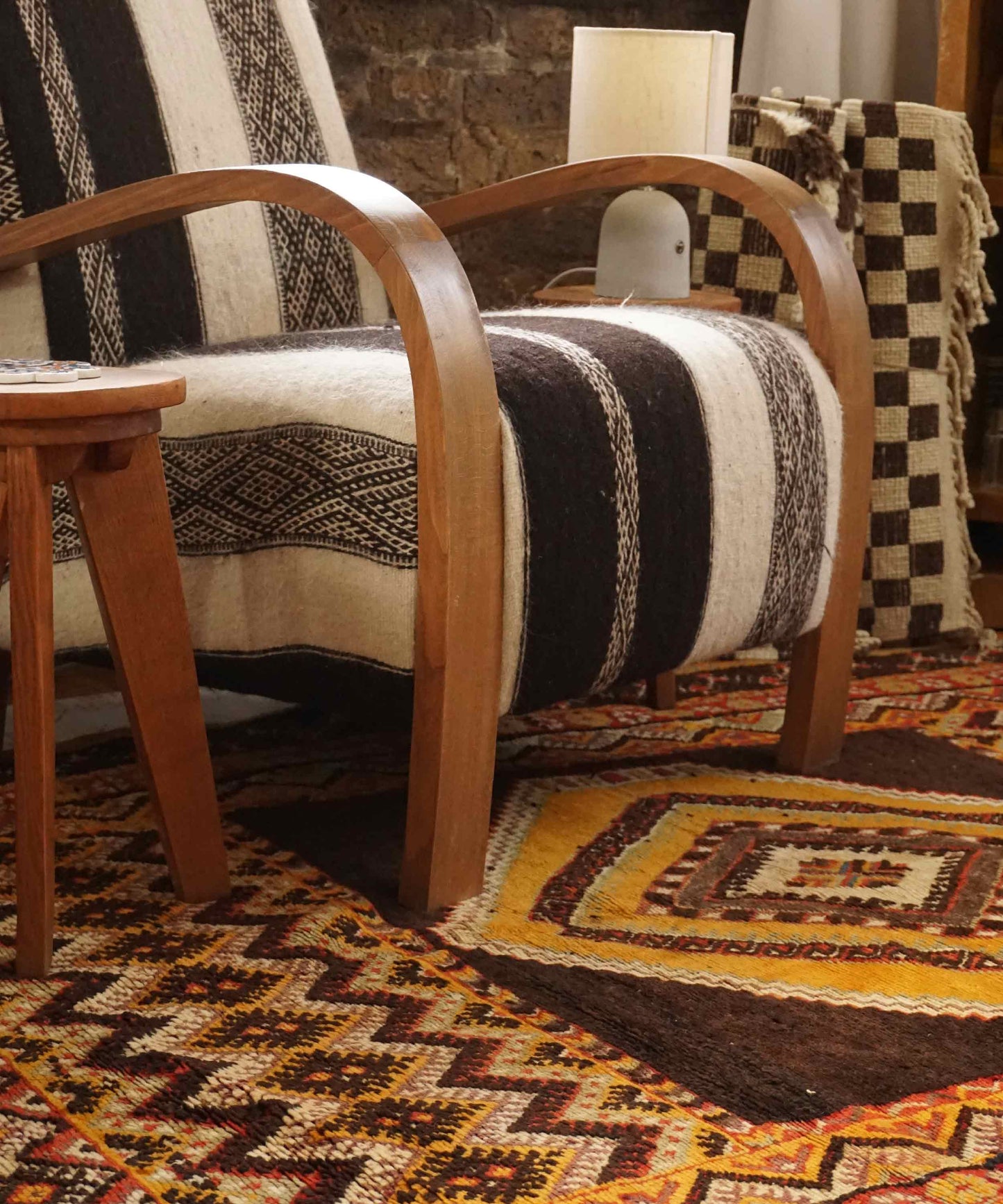 Vintage Moroccan Taznakht Rug 255/140 cm