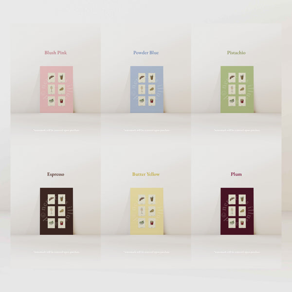 Sips & Snacks Set Print