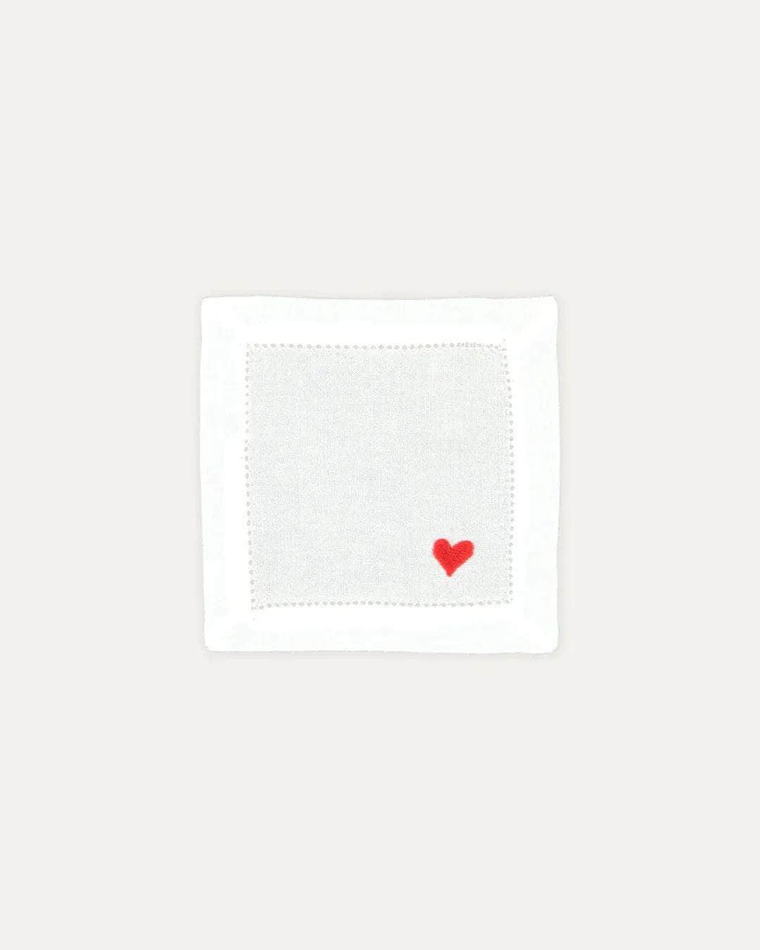 Heart Cocktail Napkin